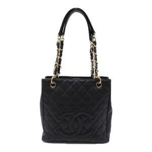 Chanel PST Tote Caviar Skin Black